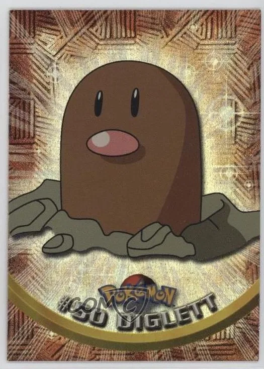 Diglett Pokémon card front