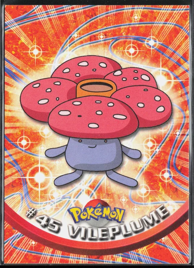Vileplume Pokémon card front