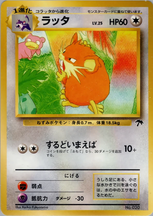 Raticate Pokémon card front