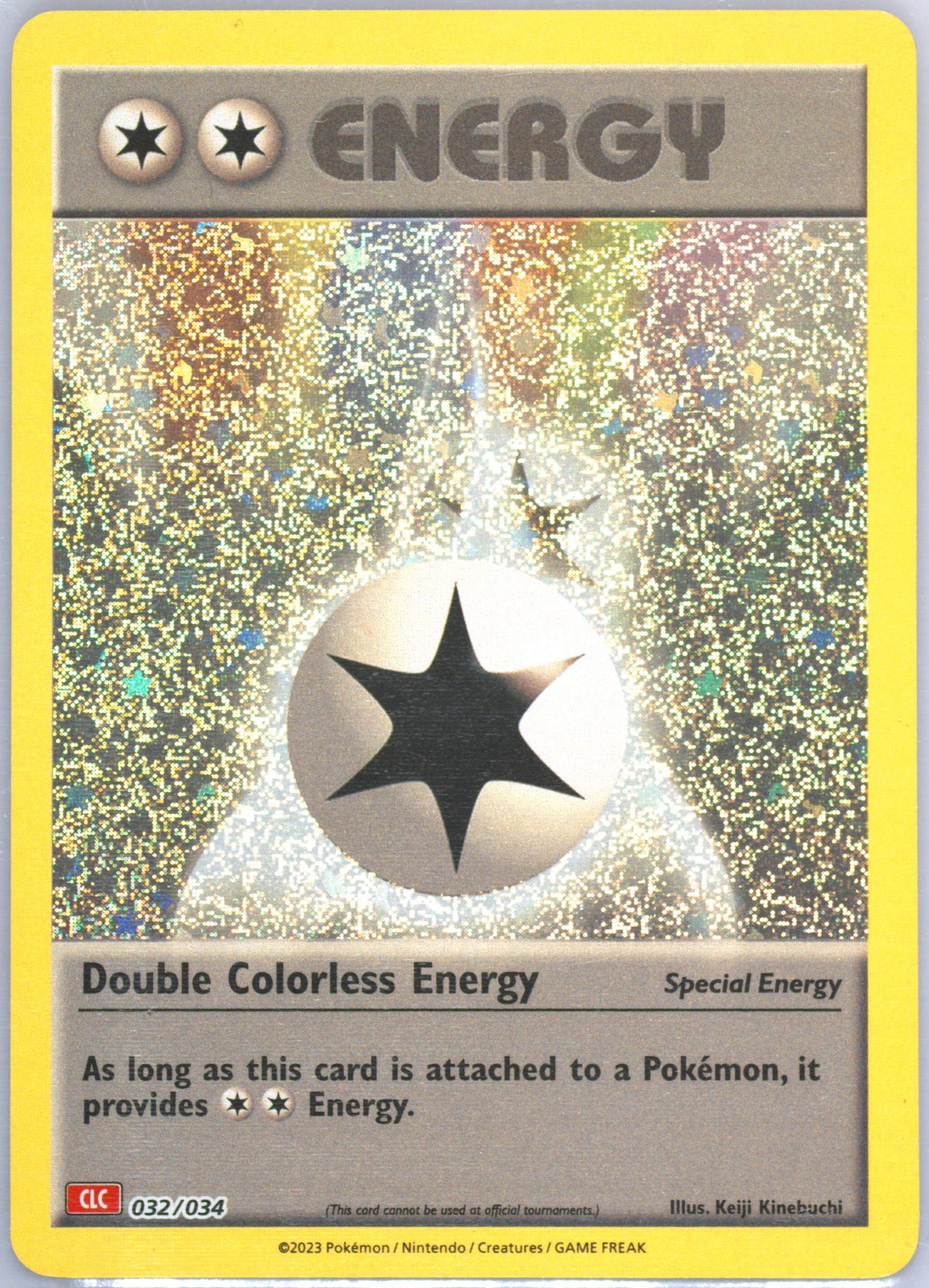 Double Colorless Energy