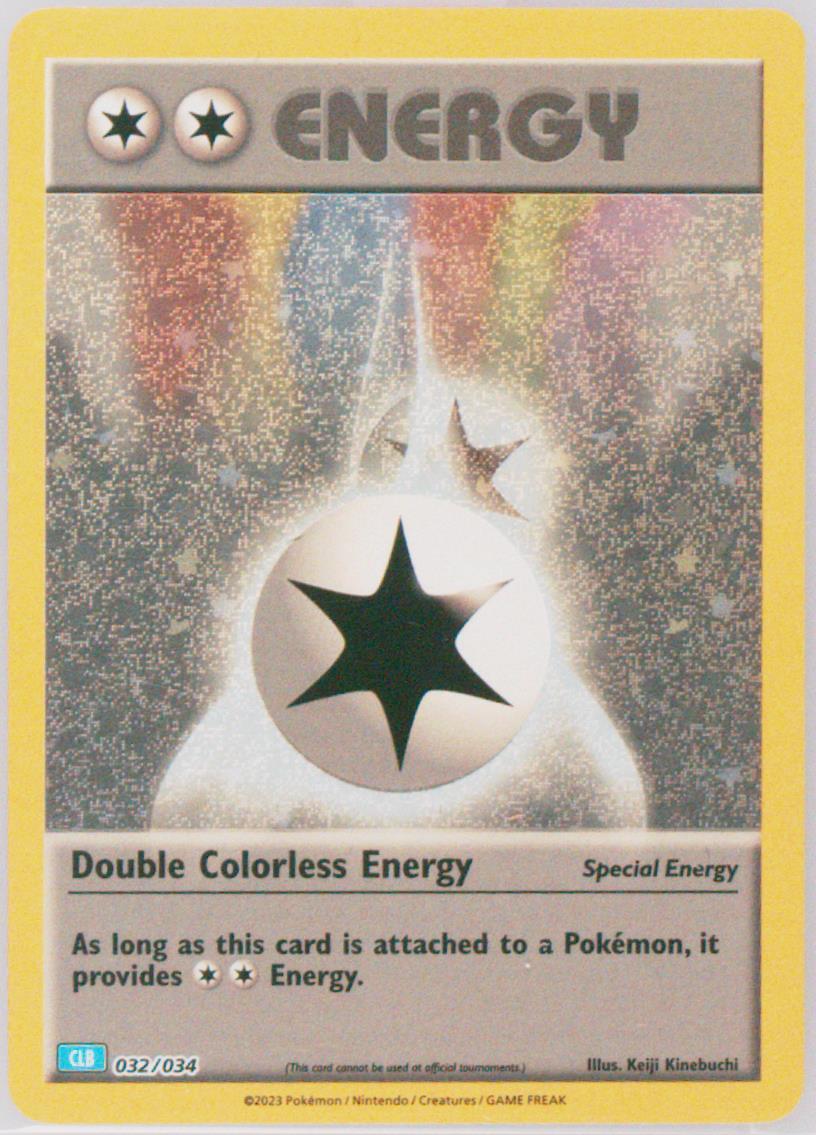 Double Colorless Energy