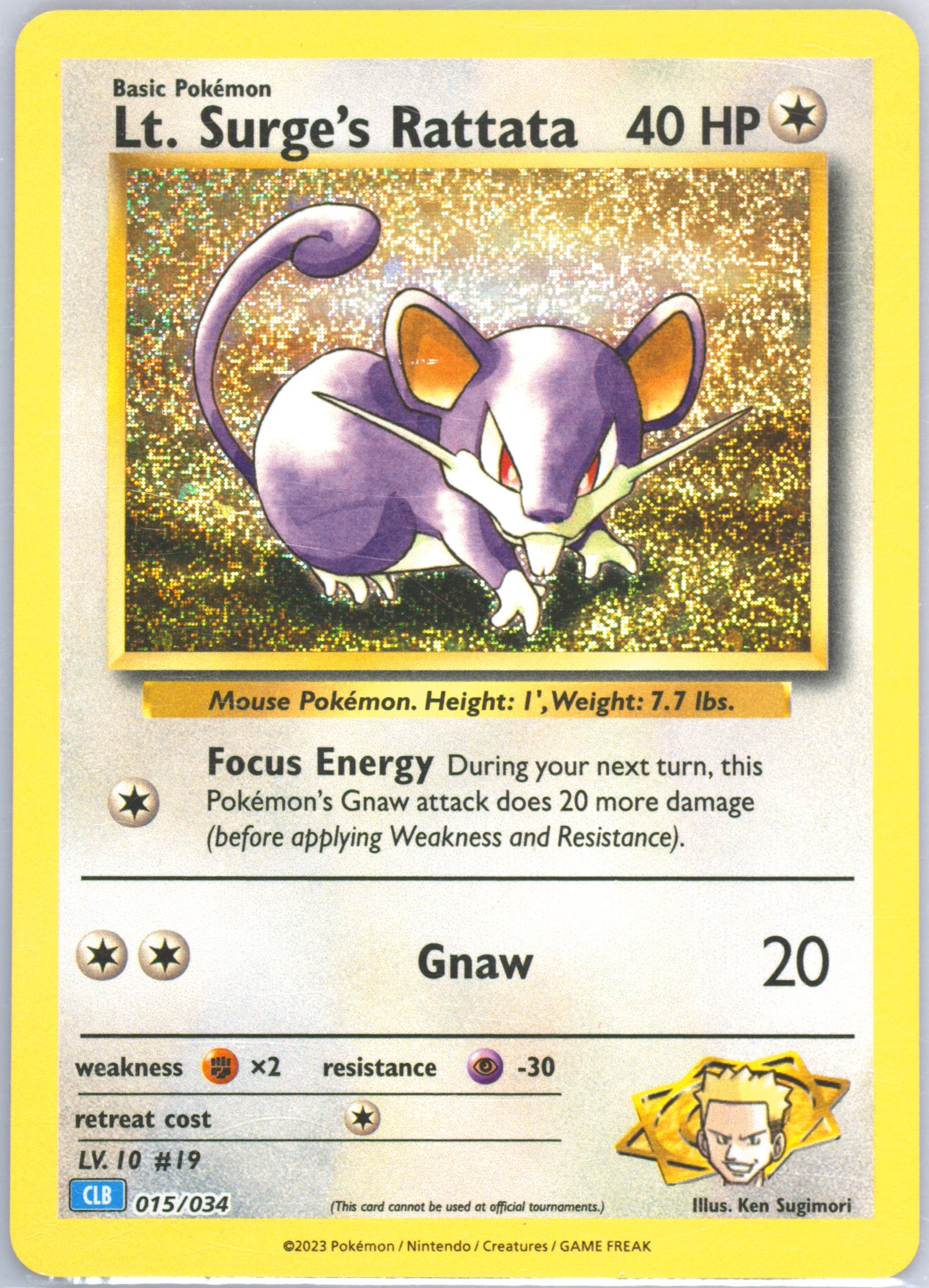 Lt. Surge's Rattata
