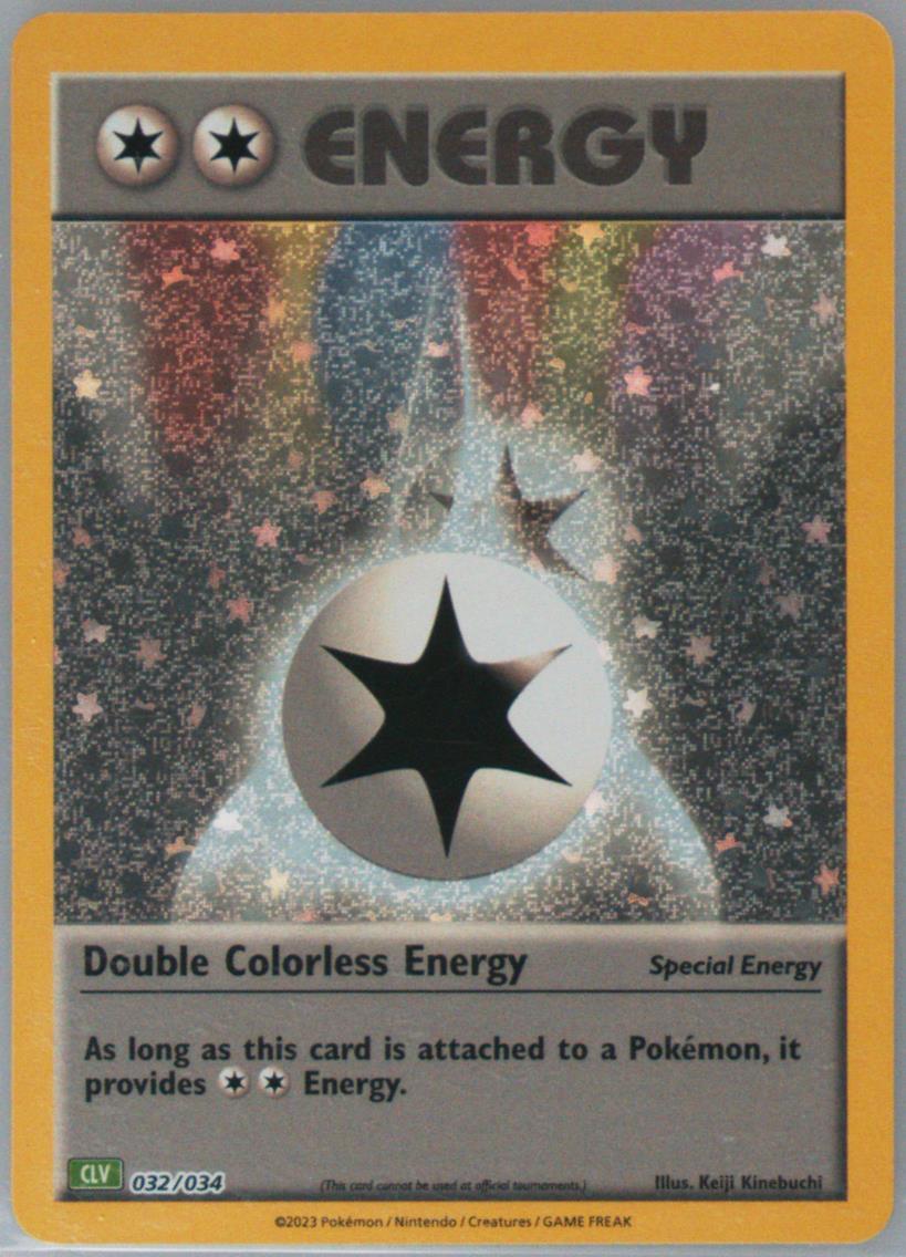 Double Colorless Energy