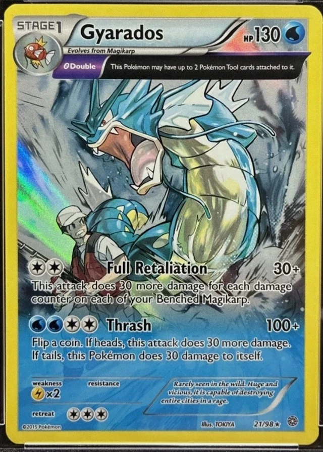 Gyarados Pokémon card front