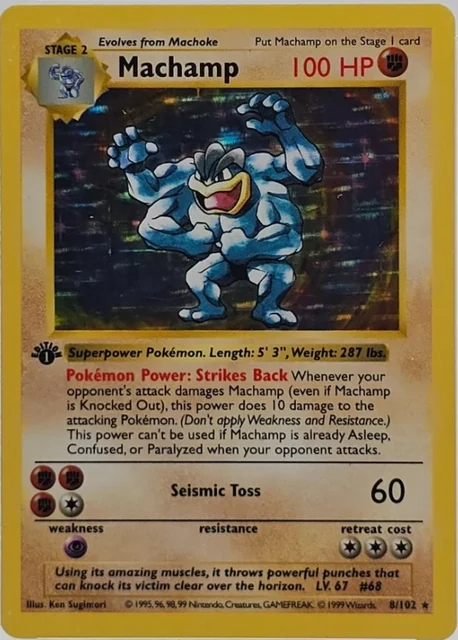 Machamp Pokémon card front
