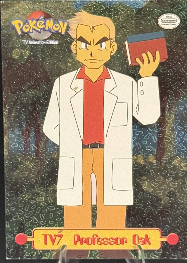 Professor Oak Pokémon card front