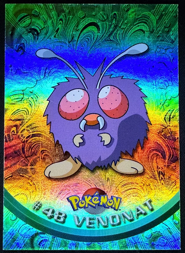Venonat Pokémon card front