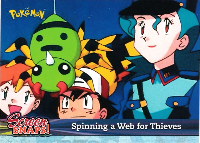 Spinning a Web for Thieves #SNAP15 – 2001 Topps Pokemon Johto Series 1 Pokémon card
