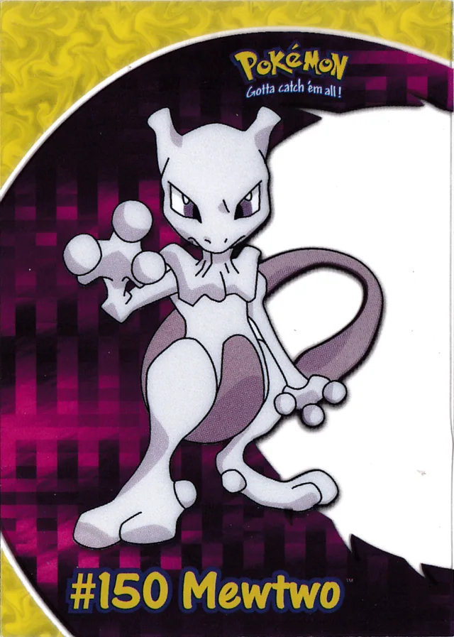 Mewtwo #PC5 2000 Topps Pokemon TV Animation Series 2 Pokémon card