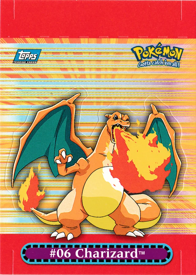 Charizard #P9 2000 Topps Pokemon TV Animation Series 3 Pokémon card