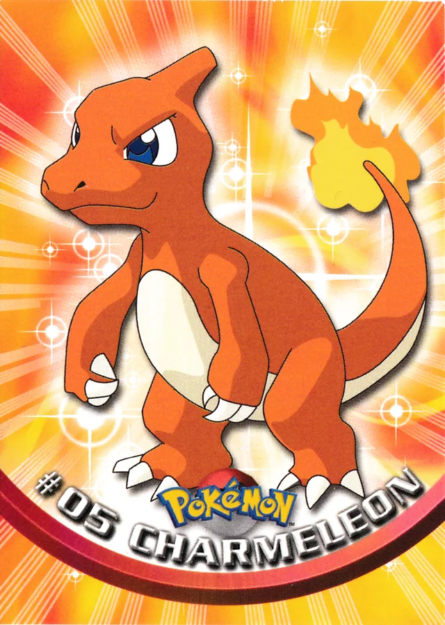 Charmeleon #5 1999 Topps Pokemon TV Animation Series 1 Pokémon card