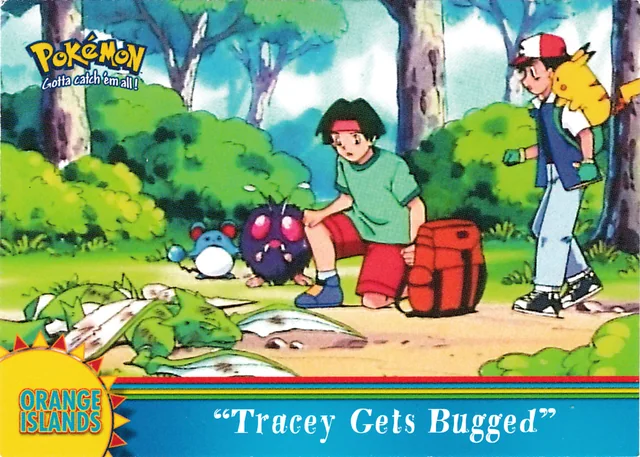 Tracey Gets Bugged #OR14 – 2000 Topps Pokemon TV Animation Series 3 Pokémon card
