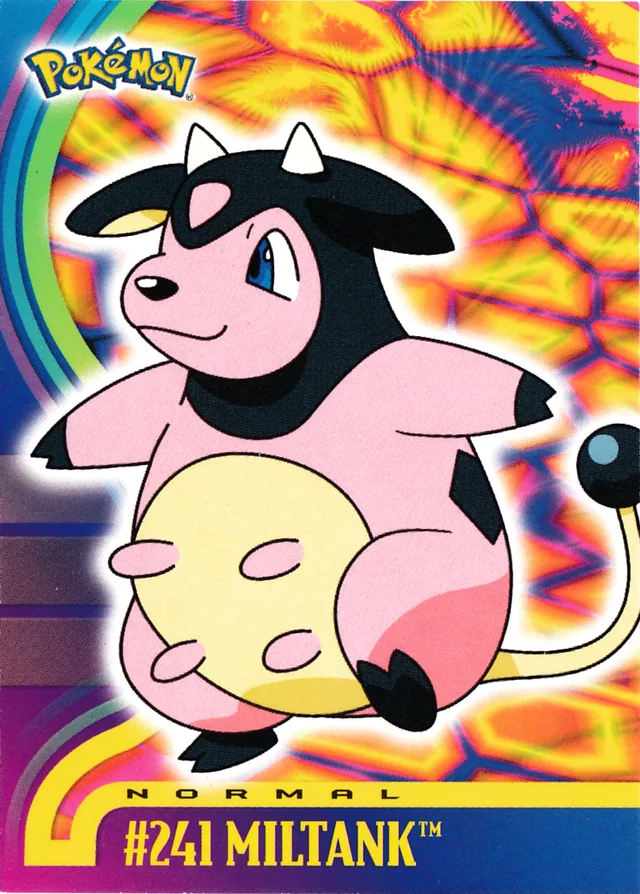 Miltank #60 – 2001 Topps Pokemon Johto Series 1 Pokémon card