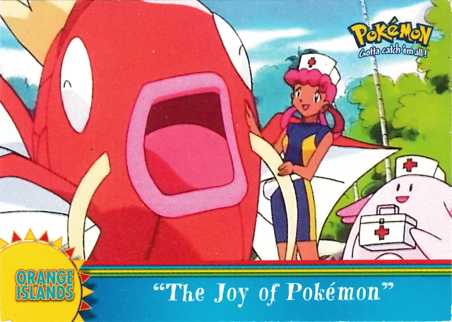 The Joy of Pokémon #OR9 – 2000 Topps Pokemon TV Animation Series 3 Pokémon card