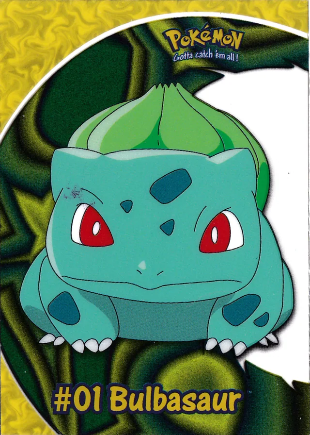 Bulbasaur #PC2 2000 Topps Pokemon TV Animation Series 2 Pokémon card