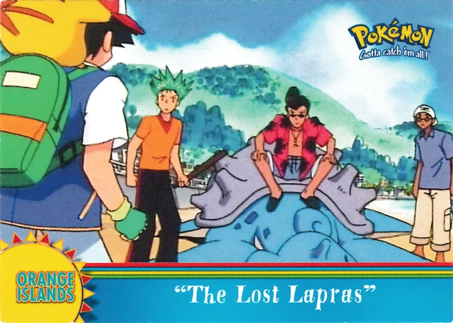 The Lost Lapras #OR1 2000 Topps Pokemon TV Animation Series 3 Pokémon card