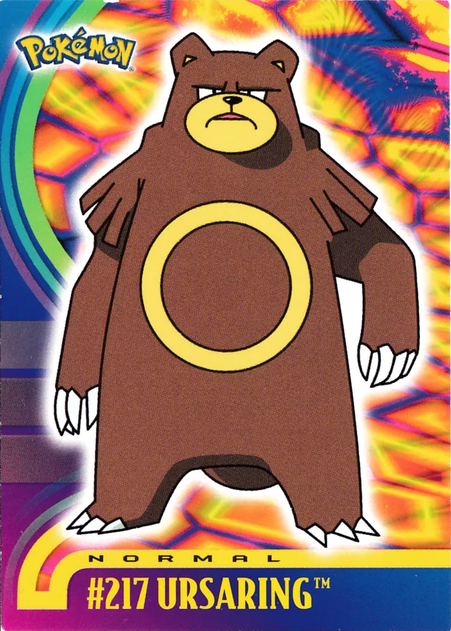 Ursaring #24 – 2001 Topps Pokemon Johto Series 3 (Europe) Pokémon card