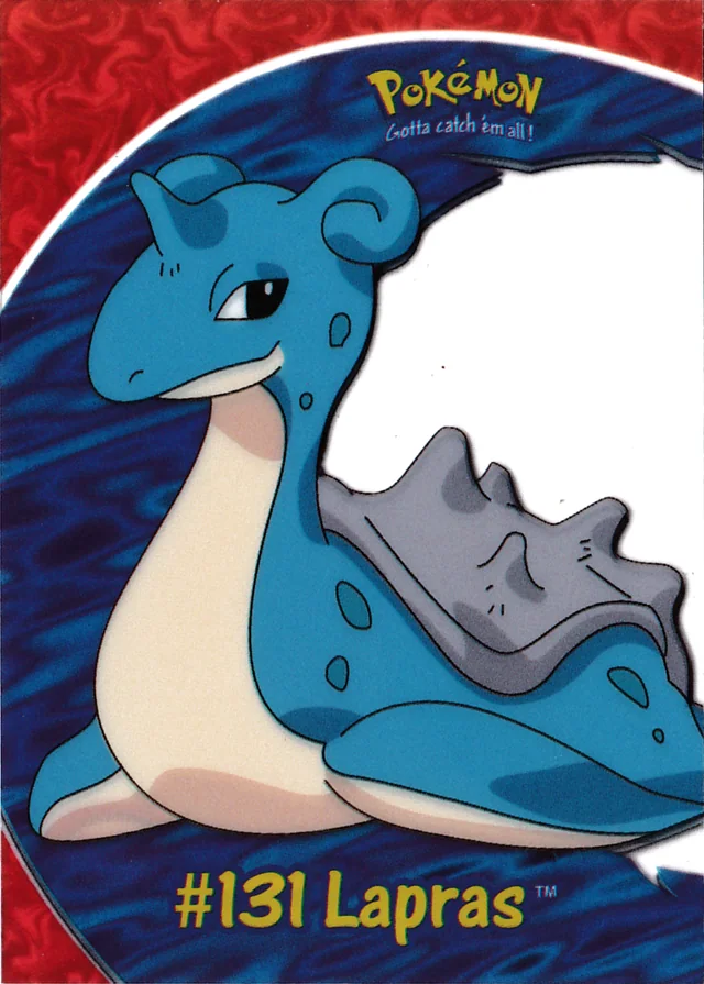 Lapras #PC10 2000 Topps Pokemon TV Animation Series 3 Pokémon card