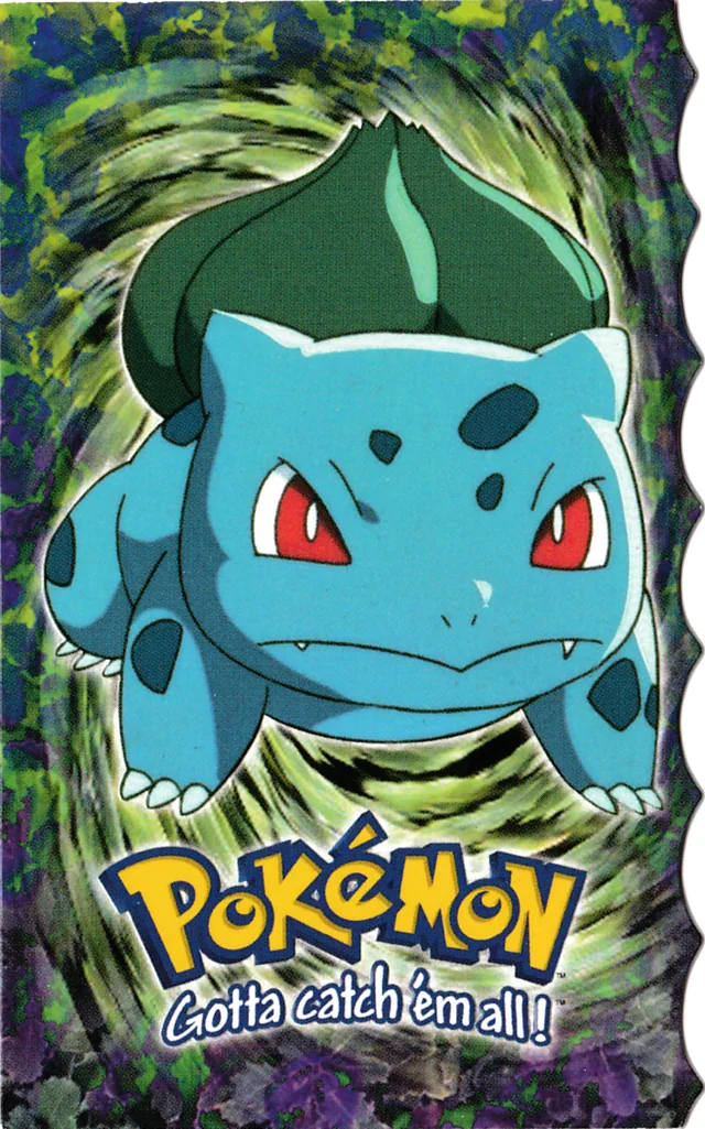 Bulbasaur #D1 1999 Topps Pokemon The First Movie Pokémon card