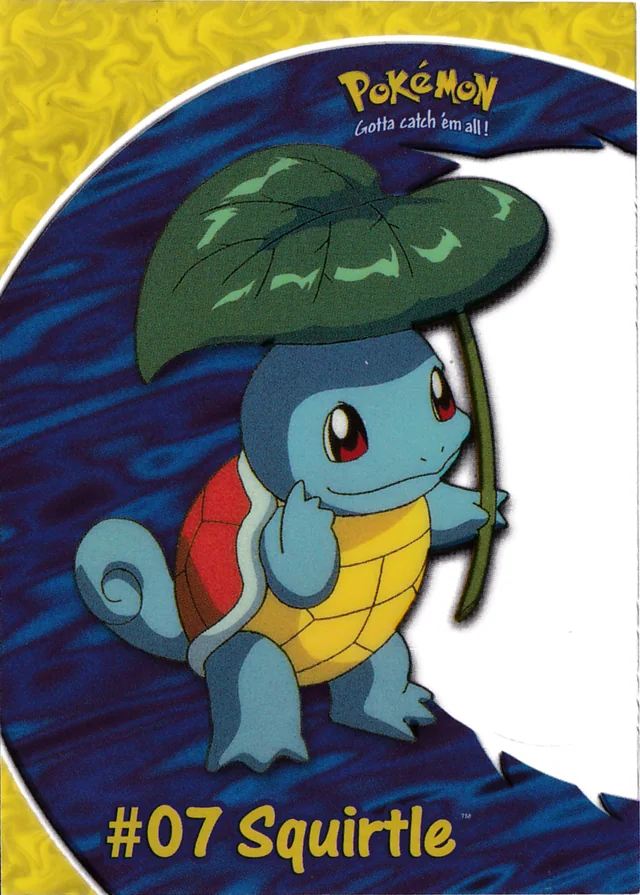 Squirtle #PC4 2000 Topps Pokemon TV Animation Series 2 Pokémon card