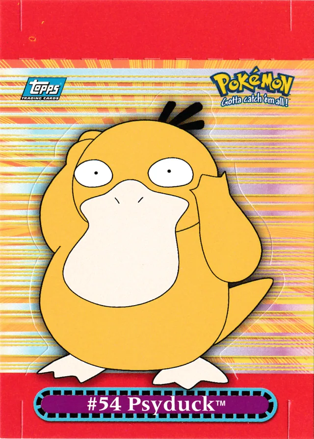 Psyduck #P7 2000 Topps Pokemon TV Animation Series 3 Pokémon card