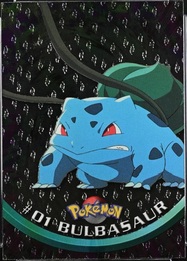 Bulbasaur #1 1999 Topps Pokemon TV Animation Series 1 Pokémon card