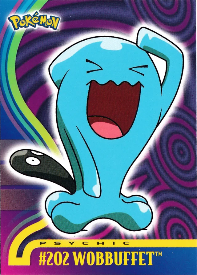 Wobbuffet #18 – 2001 Topps Pokemon Johto Series 3 (Europe) Pokémon card