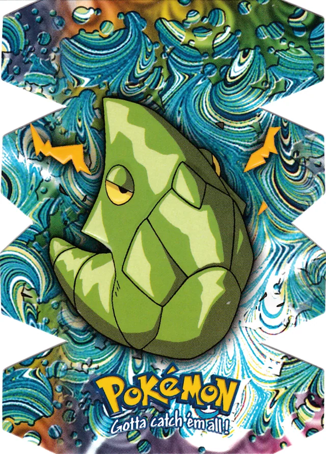 Metapod #EV2 die-cut – 2000 Topps Pokemon TV Animation Series 2 Pokémon card