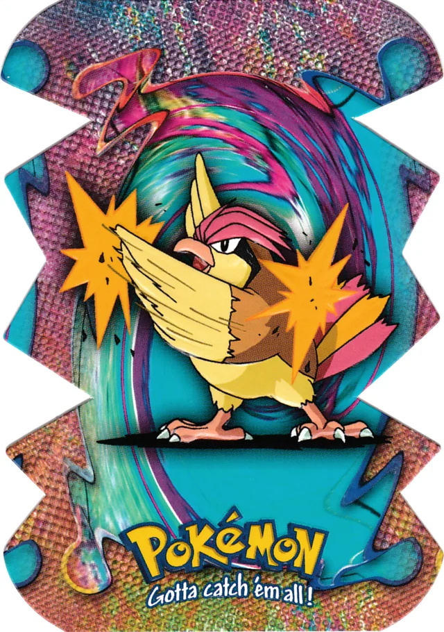 Pidgeotto #EV11 die-cut – 2000 Topps Pokemon TV Animation Series 2 Pokémon card