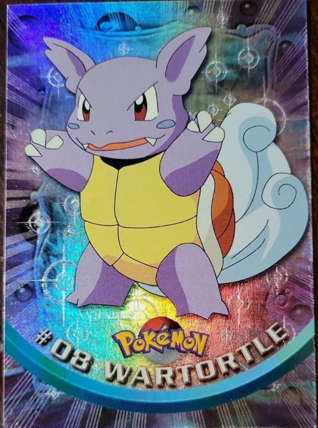 Wartortle #8 1999 Topps Pokemon TV Animation Series 1 Pokémon card