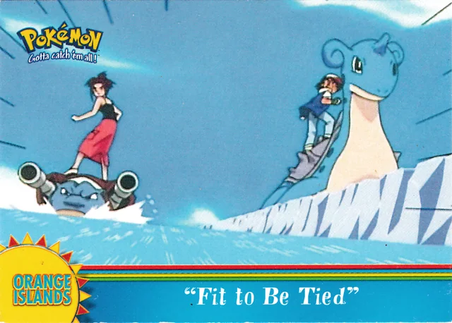 Fit To Be Tied #OR2 – 2000 Topps Pokemon TV Animation Series 3 Pokémon card