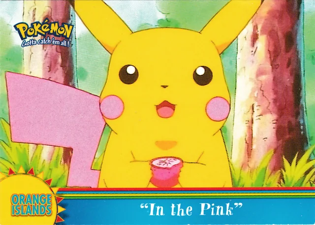In the Pink #OR5 – 2000 Topps Pokemon TV Animation Series 3 Pokémon card