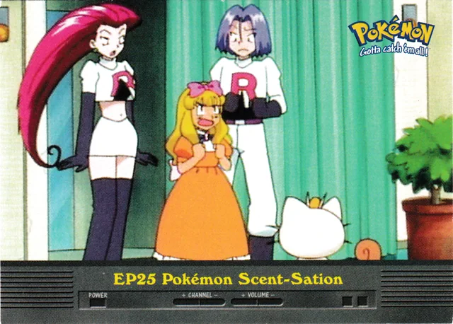 Pokémon Scent-Sation #EP25 – 2000 Topps Pokemon TV Animation Series 2 Pokémon card
