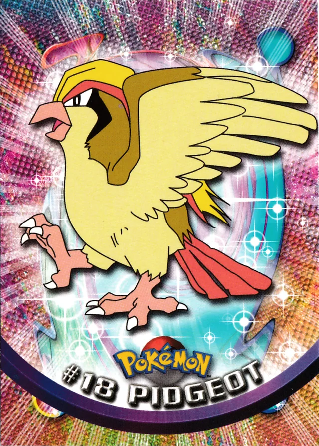 Pidgeot #18 1999 Topps Pokemon TV Animation Series 1 Pokémon card