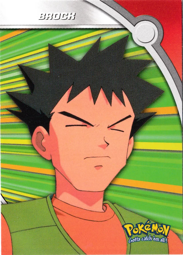 Brock #HV8 – 2000 Topps Pokemon TV Animation Series 3 Pokémon card