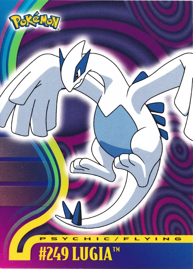Lugia #62 2001 Topps Pokemon Johto Series 1 Pokémon card