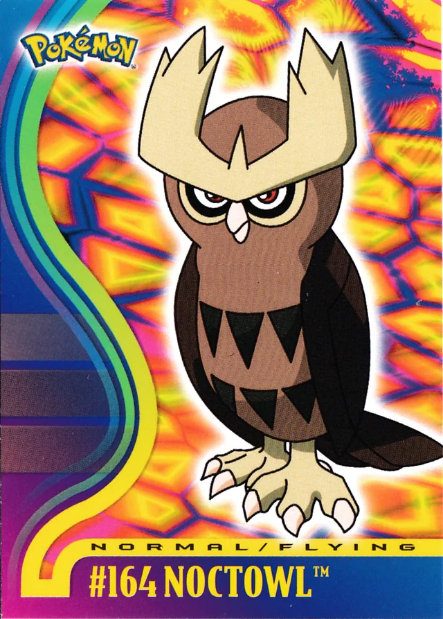 Noctowl #6 – 2001 Topps Pokemon Johto Series 3 (Europe) Pokémon card