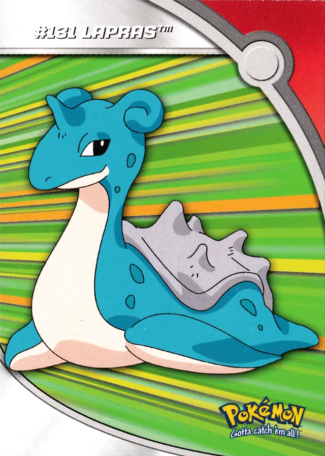 Lapras #HV13 2000 Topps Pokemon TV Animation Series 3 Pokémon card