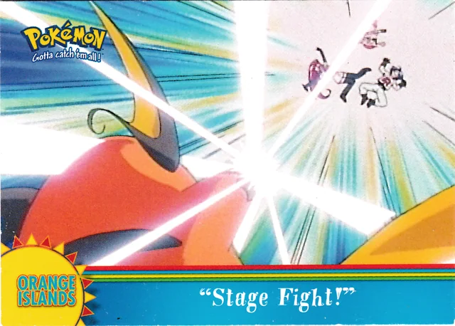 Stage Fight! #OR7 – 2000 Topps Pokemon TV Animation Series 3 Pokémon card