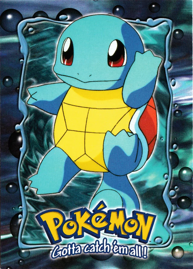 Squirtle #E7 1999 Topps Pokemon The First Movie Pokémon card