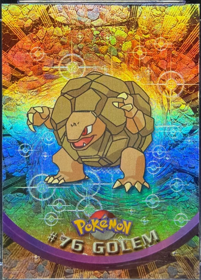 Golem #76 1999 Topps Pokemon TV Animation Series 1 Pokémon card