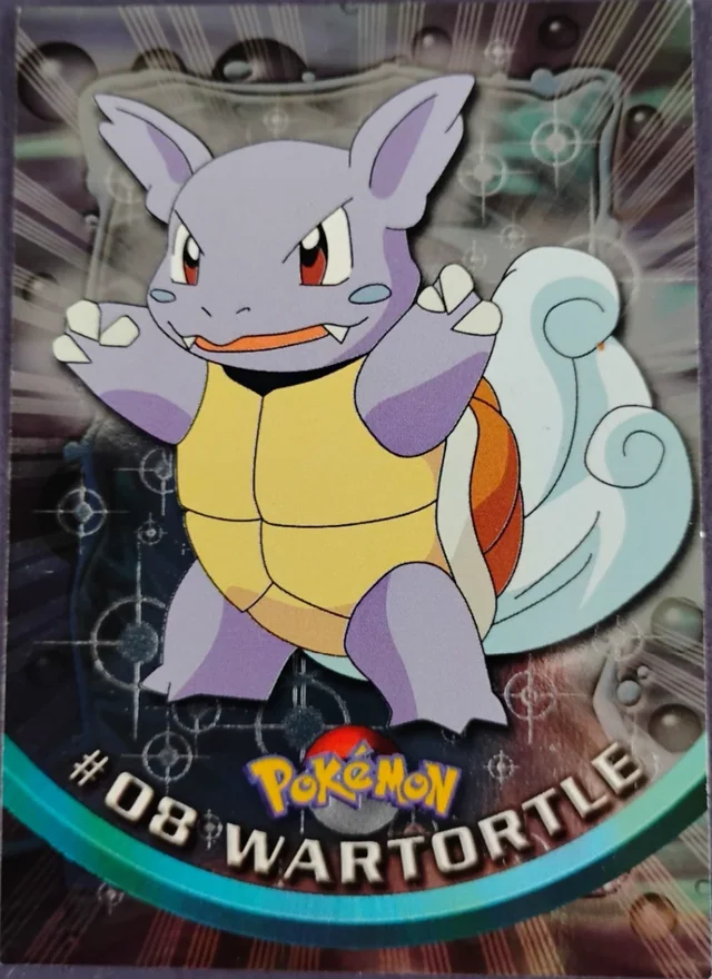 Wartortle #8 1999 Topps Pokemon TV Animation Series 1 Pokémon card