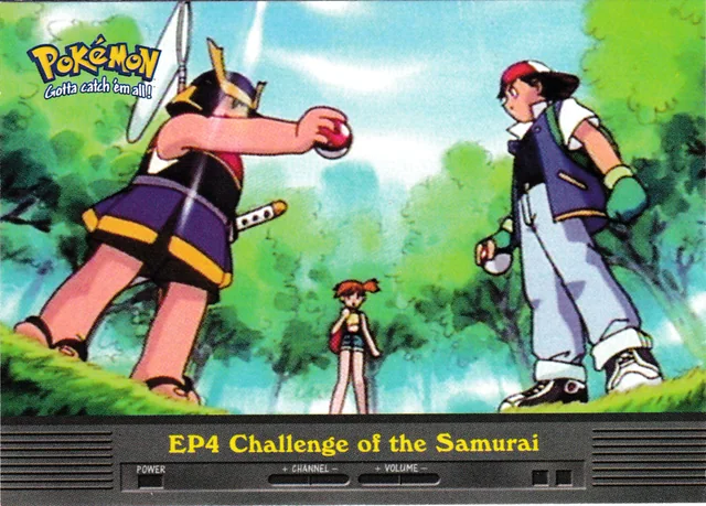 Challenge of the Samurai #EP4 – 2000 Topps Pokemon TV Animation Series 2 Pokémon card