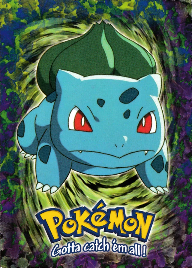 Bulbasaur #E1 1999 Topps Pokemon The First Movie Pokémon card