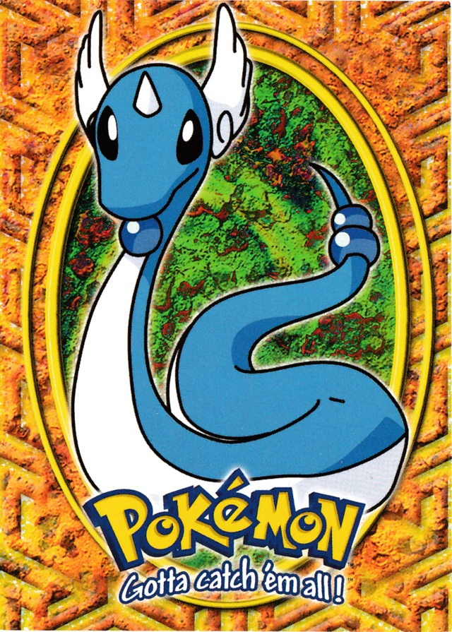Dragonair #E11 1st Print - Blue Logo – 1999 Topps Pokemon The First Movie Pokémon card