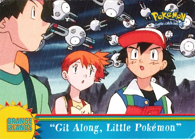 Git Along, Little Pokémon #OR18 – 2000 Topps Pokemon TV Animation Series 3 Pokémon card