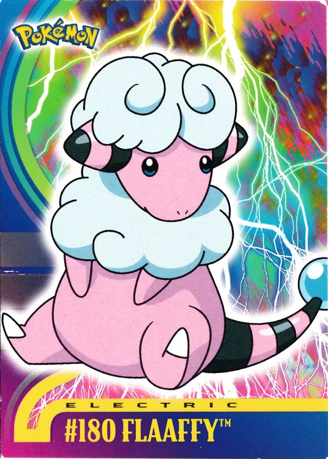 Flaaffy #25 – 2001 Topps Pokemon Johto Series 1 Pokémon card