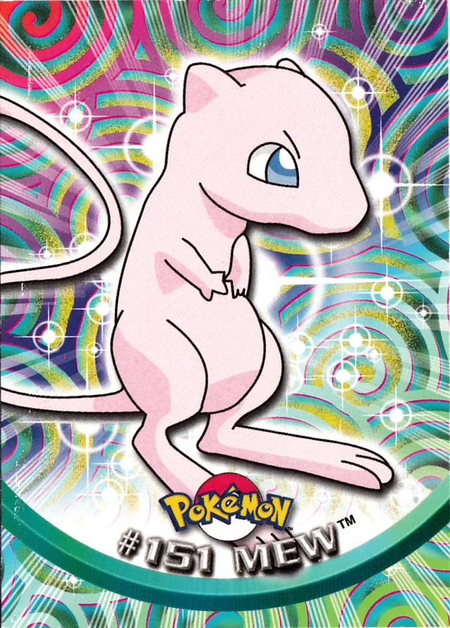 Mew #151 2000 Topps Pokemon TV Animation Series 3 Pokémon card
