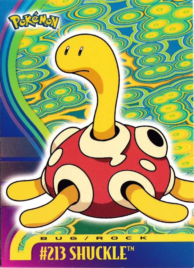 Shuckle #48 – 2001 Topps Pokemon Johto Series 1 Pokémon card