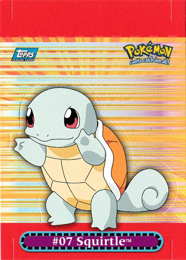 Squirtle #P10 2000 Topps Pokemon TV Animation Series 3 Pokémon card